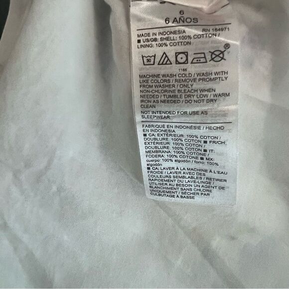 Janie and Jack Smocked Floral Dress Size 6 - Picture 6 of 7